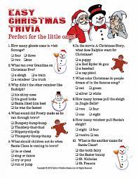 Test your christmas trivia knowledge in the areas of songs, movies and more. Printable Christmas Trivia Questions For Kids Printable Questions And Answers