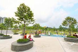 An urban park or metropolitan park, also known as a municipal park or a public park, public open space, or municipal gardens, is a park in c. Urban Park Bandar Setia Alam Landezine International Landscape Award Lila
