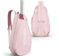 Large Capacity Pink Tennis Racket Bag Backpack Crossbody For Pickleball  Squash