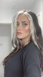 Grunge Blonde Streak Hair Style Blonde Underneath Hair Dark Blonde Hair Color Dark Underneath Hair