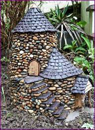 Diy Miniature Stone Fairy House Tutorial Fairy Garden Diy My Fairy Garden Fairy Houses