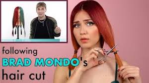 How to trim or cut a long bob you will need pointed comb, scissors, clips, and water sprayer moisten the. I Try Brad Mondo S Hair Cut On Myself Youtube