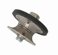 Vacuum Brazed Hand Profiler Full Bullnose 3cm, 5/8" -11 Thread