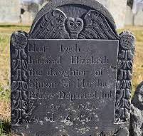 The design of this stone is unique among colonial New ...