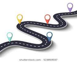 New Link Road Map Design Infographic Templates Roadmap Infographic