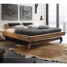 Bett 1.60 x 2.00 m weiß und holz. Hasena Oak Wild Vintage Bett Wildeiche Mit Kopfteil 160x200 Cm