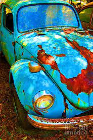 Rusty Blue By Kendra Longfellow Truck Art Abandoned Cars Vintage Trucks