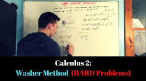 calculus 2 washer method hard