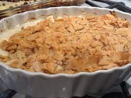 Chicken Casserole With Potato Chip Topping Recipe Food Com Recipe Chicken Casserole Recipes Potato Chips