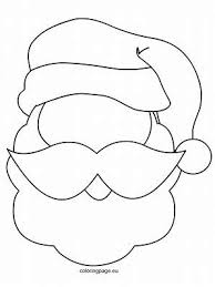The child with the most matches wins the game. Face Template Printable Santa Face Novocom Top