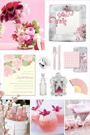 Inspiration Board Love In Bloom Bridal Shower Party Theme Cherry Blossom Wedding Theme Cherry Blossom Wedding