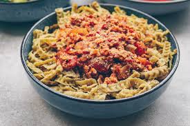 Gesunde Pasta Mit Tempeh Bolognese Annelina Waller