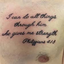 In leviticus 19:28, the bible says you shall not make any cuttings in your flesh for the dead, nor tattoo any marks on you: 145 Bible Verse Ideas For An Inspirational Tattoo Prochronism