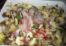 1 kg di patate a pasta gialla; Ricetta Agnello Con Carciofi Al Forno Di Pino462 Cookpad