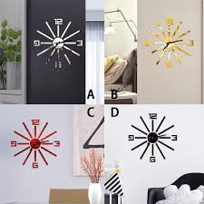 New articles, wall decor tag: Buy 3d Diy Roman Numbers Acrylic Mirror Wall Sticker Clock Home Decor Mural Decals At Affordable Prices Free Shipping Real Reviews With Photos Joom