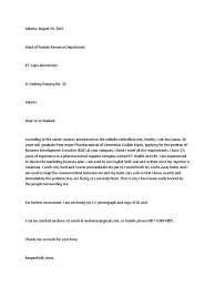 Selain itu surat lamaran kerja ini dibagi menjadi tiga bagian. Surat Lamaran Pekerjaan Dalam Bahasa Inggris