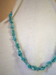Turquoise Nugget Sterling Silver Necklace 24-27, Native American First  Nations Southwest Indian Jewelry