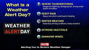 The code blue alert will be in effect from 7 p.m. What Is A Stormtrack 5 Weather Alert Day Wcyb