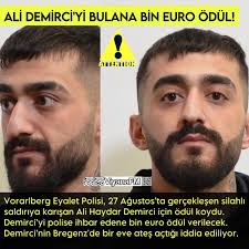 🚨ARANIYOR‼️ Polis, Ali Haydar Demirci'yi ihbar edene 1000€ ödül verecek.  @viyanafm 𝙬𝙬𝙬.𝙑𝙞𝙮𝙖𝙣𝙖𝙁𝙈.𝙖𝙩/𝙞𝙣𝙙𝙞𝙧 𝙍𝙖𝙙𝙮𝙤