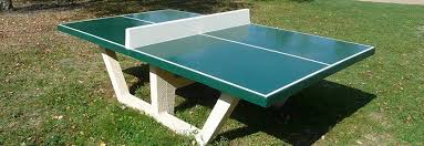The convertion is very easy, and the table itself is made of sturdy wood and allows your to store your balls. Table Ping Pong Exterieur Collectivite Kidea Fr