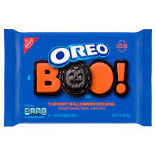 Instructions · lay oreos out on a cookie drying sheet. Oreo Orange Creme Chocolate Sandwich Halloween Cookies 5 Halloween Cookie Designs 1 1 25 Lb Pack Walmart Com Walmart Com