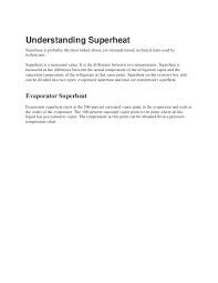 Pdf Understanding Superheat In Air Conditioner Equipment