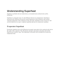 pdf understanding superheat in air conditioner equipment