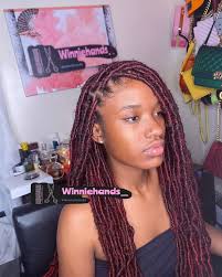 Soft dread crochet braids | feat toyokalon. Winnie Click Bookfor Prices On Instagram Boho Soft Locs Full S Faux Locs Hairstyles Curly Hair Styles Naturally Crochet Braids Hairstyles Curls
