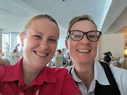 Well we may not have been able to attend church this morning due to our  work...... But so lovely to see this face when I arrived at the hotel for  my lunch