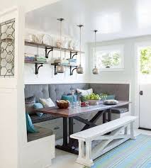 This Comfy Breakfast Nook Looks Like The Perfect Family Place To Start Your Morning Would You Add So Dining Room Small Kitchen Table Bench Window Seat Kitchen