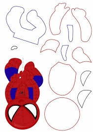 Menino Aranha Molde Molde Super Herois Feltro Bonecos De Feltro Artesanato E Faca Voce Mesmo