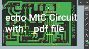 The pin assignments and application circuit. Echo Mic Circuit With Pdf File Youtube