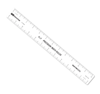 4-in-1 Precision Math Ruler - Set of 10