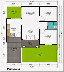 Denah sketsa rumah minimalis cantik dengan taman. Unik Contoh Gambar Terbaik Tentang Gambar Denah Rumah Sederhana Ukuran 5x9 Shreenad Home