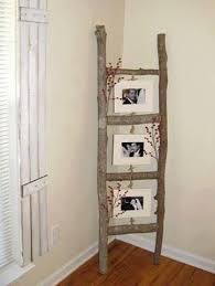 Met Takken Uit Het Bos Zelf Een Ladder Maken Diy Home Decor Diy Home Decor Projects Home Diy