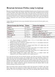 Overall rating of rumus fisika smp lengkap kelas 7 8 9 is 4,5. Doc Besaran Turunan Fisika Yang Lengkap Bvb Stake Academia Edu