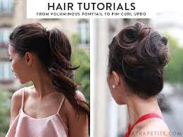 Easy Formal Hairstyle Tutorials From Voluminous Ponytail To Romantic Pin Curl Inspired Updo Extra Petite Hair Tutorial Vintage Hairstyles Wedding Guest Hairstyles