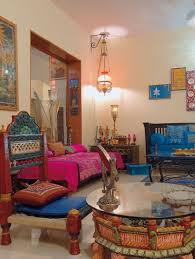 Dining Room Living Room Middle Class Indian Home Interior Design Novocom Top