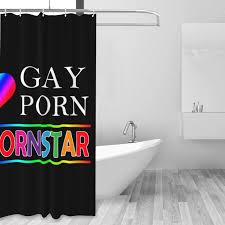 Amazon.com: DARLEKS I Love Gay Porn Pornstar Shower Curtain, Waterproof  Shower Curtains and Polyester Bath Curtain for Bathroom, Shower Curtain Set  with 12 Hooks, Machine Washable, 60 X 72 Inch Plastic :