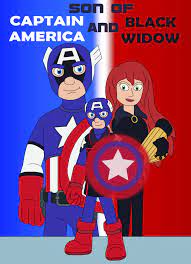 Captain america & black widow; Son Of Captain America And Black Widow By Mcsaurus On Deviantart