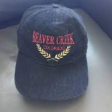 Beaver Creek Ski Area Black Corduroy Cotton Hat Cotton Hat Corduroy Hats