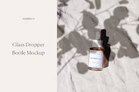 Glass Dropper Bottle Mockup In 2020 Glass Dropper Bottles Bottle Mockup Dropper Bottles