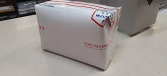 Buy a box and conveniently send your parcel anywhere in canada. Introducing The Priority Mail Flat Rate Envelope Takeout Box If It Fits It Ships Officedepot