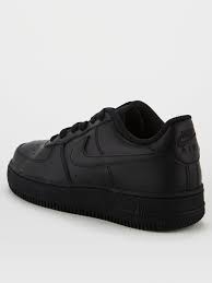 Nike Air Force 1 Boys Black Nike Boys Nike Air Force 1 Gs Shoe Black Black Size Black Black 5 5 In 2020 Air Force Nike Air Force Air Force 1