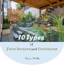 Silver grey patio & pool screen. 10 Types Of Patio Screens And Enclosures Patio Patio Shade Structures Outdoor Patio