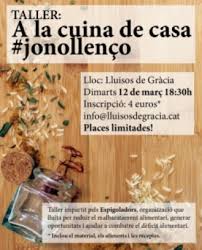 See more of la cuina de casa de mariona quadrada on facebook. Taller A La Cuina De Casa Jo No Llenco
