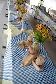 Cut butterfly shapes from note cards or cardstock and outline the edges with a marker. Pin By Sarah Myers On Wedding Ideas Blue Party Decorations Picnic Decorations Picnic Table Decor