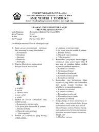 Feb 13, 2021 · inilah pembahasan lengkap terkait contoh soal industri perhotelan kelas 11. Soal Industri Perhotelan Semester 1kelas X Masnurul