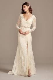 35 Courthouse Wedding Dresses For Your Civil Ceremony Petite Wedding Dress Long Sleeve Wedding Dress Lace Davids Bridal Wedding Dresses