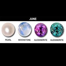 Birthstone For The Month Of June June Birthstones Pearl Alexandrite And Moonstone June Birth Stone Birthstone Colors Birthstones